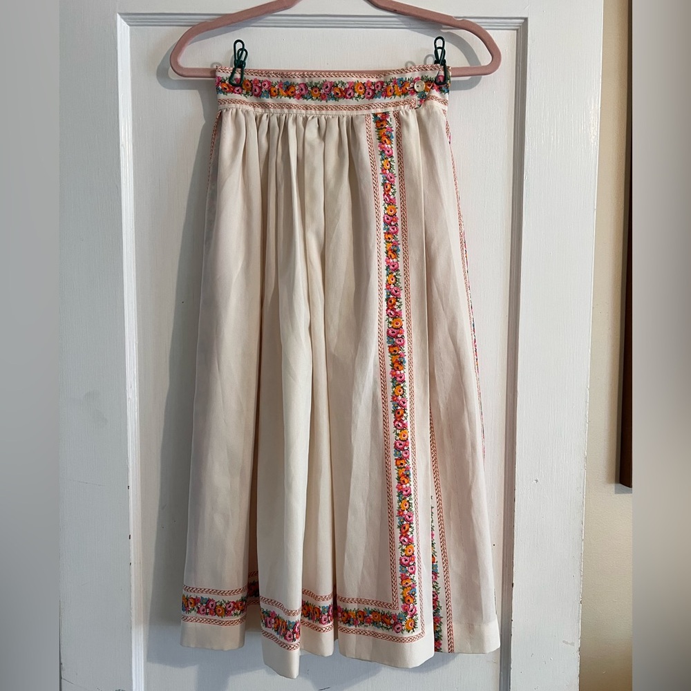 Vintage 70’s floral Skirt